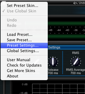 Step 03 - Open the DPMP preset settings window Step 03 - Open the DPMP preset settings window